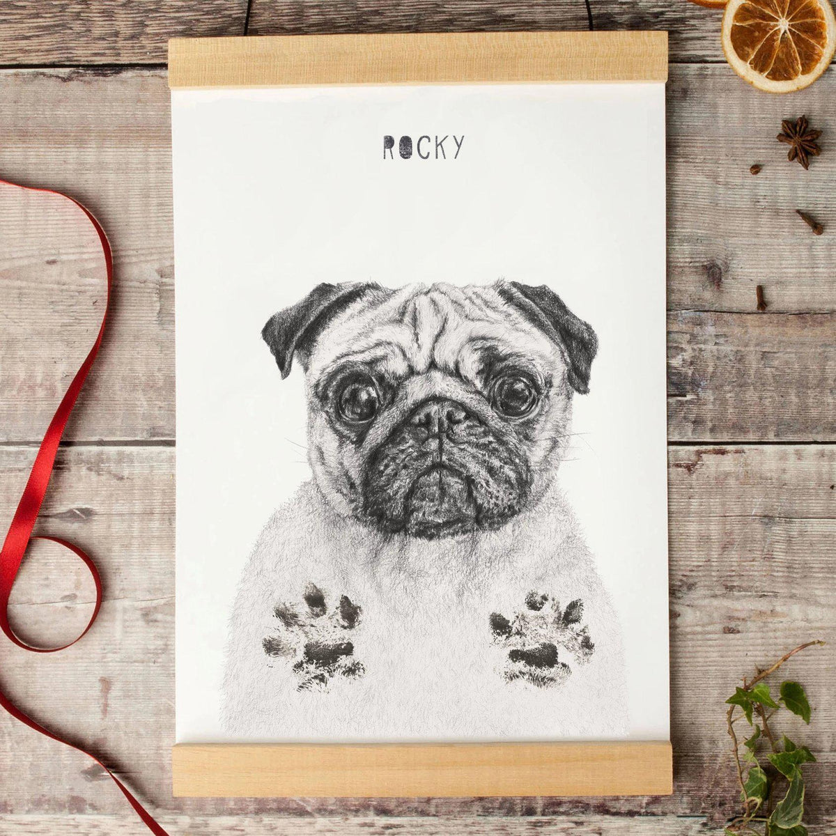 Personalised dog cheap prints